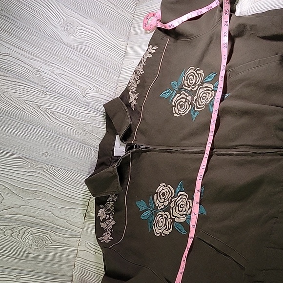 PACSUN Western Floral Embroidered Gas Jacket Mens Size Large - Picture 8 of 11